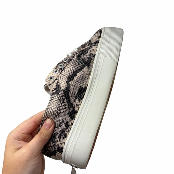 READ NWT Superga Snake Platform Sneakers Size US 8.5 - Picture 11 of 13